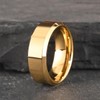 Concept Knight Gold Tungsten Carbide Rings for Men and Women