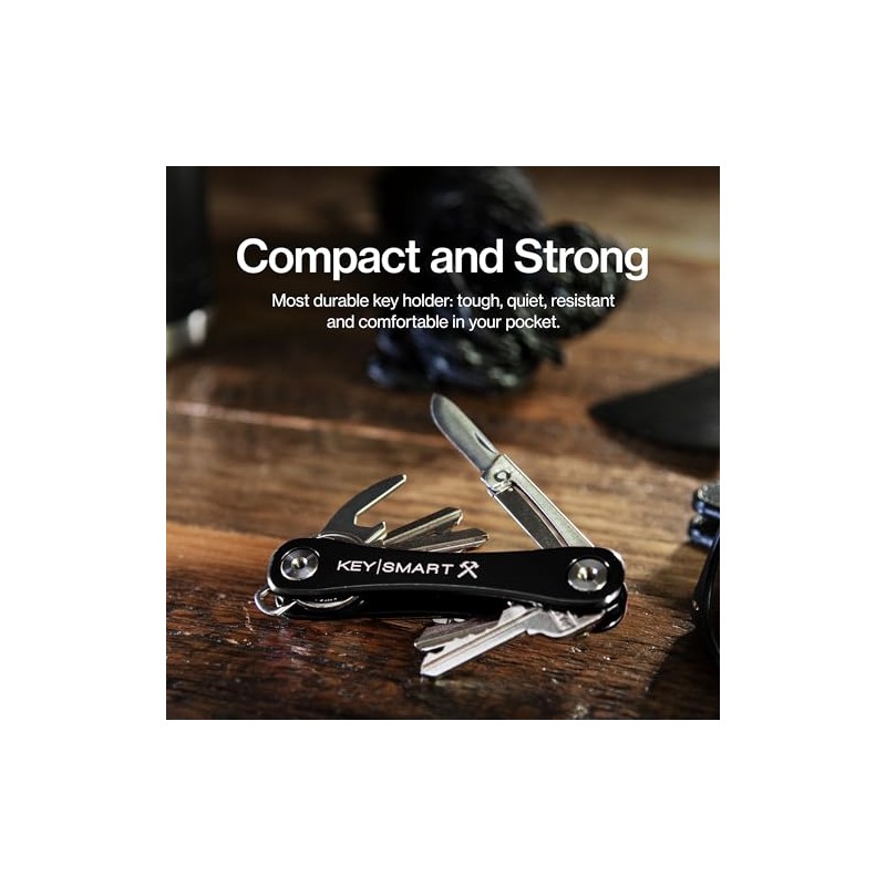 KeySmart Rugged Multitool Key Holder with Bottle Opener