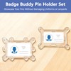 YAFIYGI 2Pcs Badge Buddy Pin Holder Vertical and Horizontal Reel