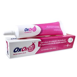 Oxoral Gel Antiséptico Bucal, Tratamiento para Lesiones Bucales, Tubo con 28g