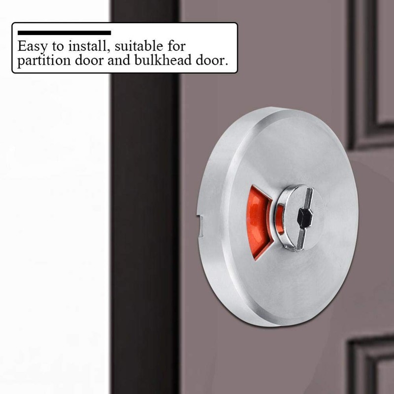 Indicator Door Lock Bathroom Restroom Toilet Bolt Door Lock with