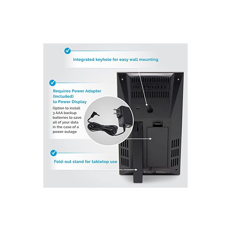 AcuRite Digital Vertical Weather Forecaster, Reverse Color