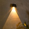 Solar Lights Outdoor IP67 Waterproof 4 LED Solar Fence Lights