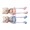 2pcs Car Dashboard Decorations Resin Fun Cartoon Cute Animal Ornaments
