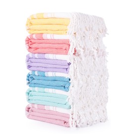 Vikumond Thin Turkish Beach Towel Lightweight Soft Cotton Extra Large XL Oversized Sand Free Sandproof Absorbent Quick Dry Towels Cloud Bath Pool Travel Compact Essentials Accessories for Adult Gifts