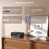 AuKing Projector, Built-in Apps & Auto Focus, 2026 Upgraded Mini