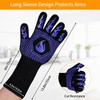 BBQ Fireproof Gloves, Grill Cut-Resistant Gloves 1472°F Heat Resistant Gloves,