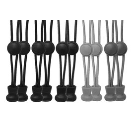 5 pairs (pack of 10) scarlet sport premium flex laces, elastic with quick release, quick lacing system, ultra fast and easy