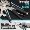 SHALL 6-Piece Locking Pliers, Vice Grips Pliers Set, 5",7" &