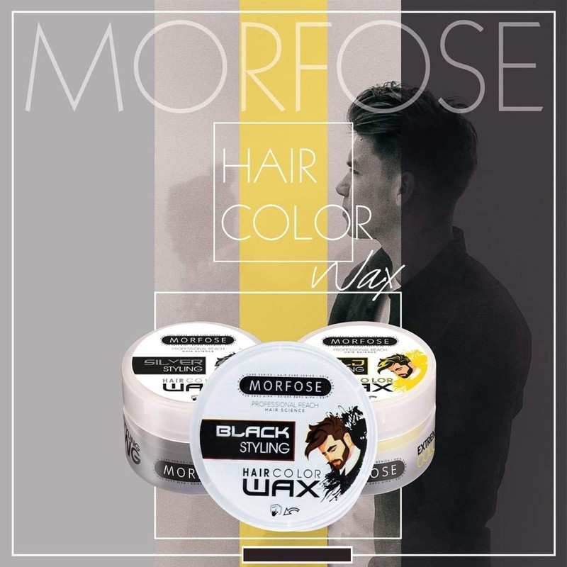Morfose Black Hair Colour Wax 100ml