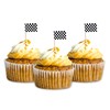 Super Z Outlet 100 Pack Mini Checkered Racing Flag Finish