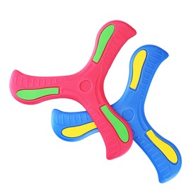 Rizaso. Boomerang Boomerang 3 Wing Throwing Game for Children with Exciting Information, Pack of 2