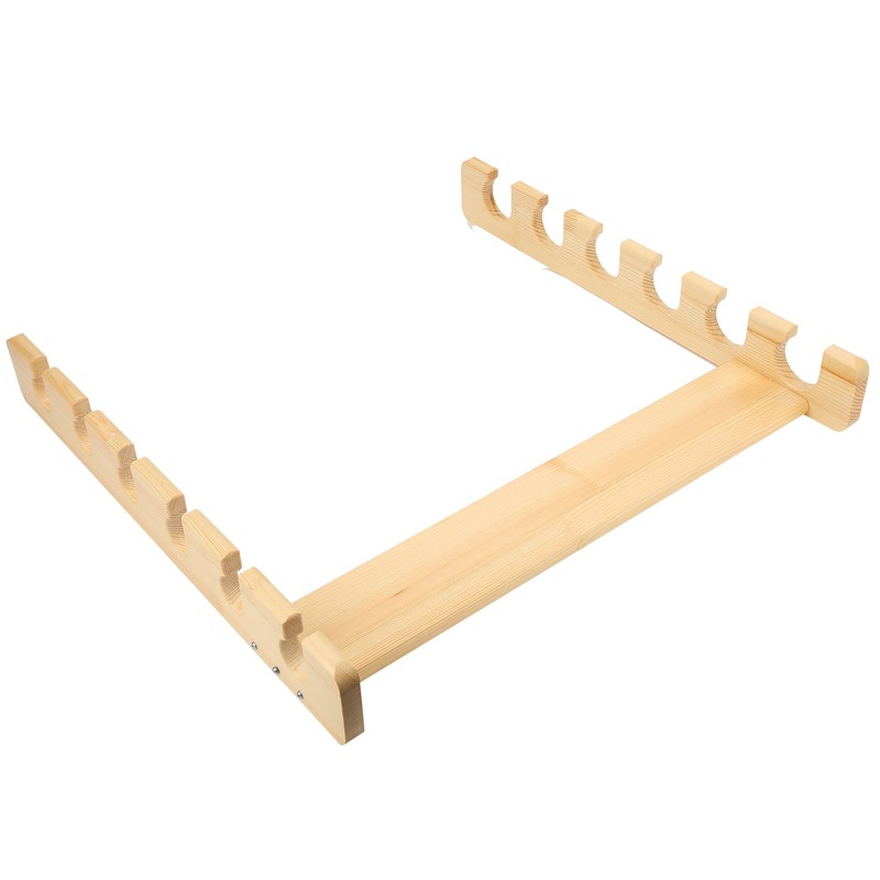 Fishing Rod Storage Rack Holder Pole Bracket WallMounted 6 Position
