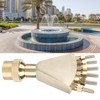 TOPINCN Swimming Pool Fountain Nozzle 1.5" DN40 Adjustable Water Fountain