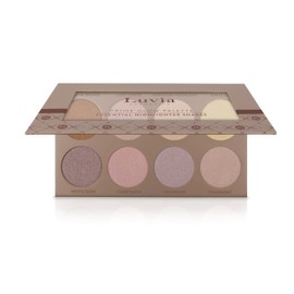 Luvia Cosmetics - Highlighter Palette - Prime Glow with Extra Fine Shimmer and Easy to Blend Texture for Every Skin Type - Lovely Gift for Women