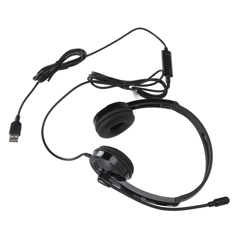 Telephone Headset Professional Noise Reduction Microphone Mute Office Phone Headset