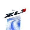 1pc OEM Black ZL1 Emblem Badge Letter Rear Side Zl1
