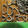 1/2" Galvanized Hog Rings Netting Fences Cages Car Upholstery Blunt