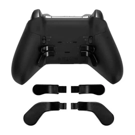 Stainless Steel Controller Paddles Replacement for Elite Controller Series 2 (Black)