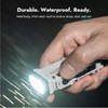 WUBEN X4 EDC Flat Flashlight with RGB Light, 1500 Lumens