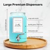 Large 1 Gallon Laundry Liquid Detergent Dispenser with Spigots and