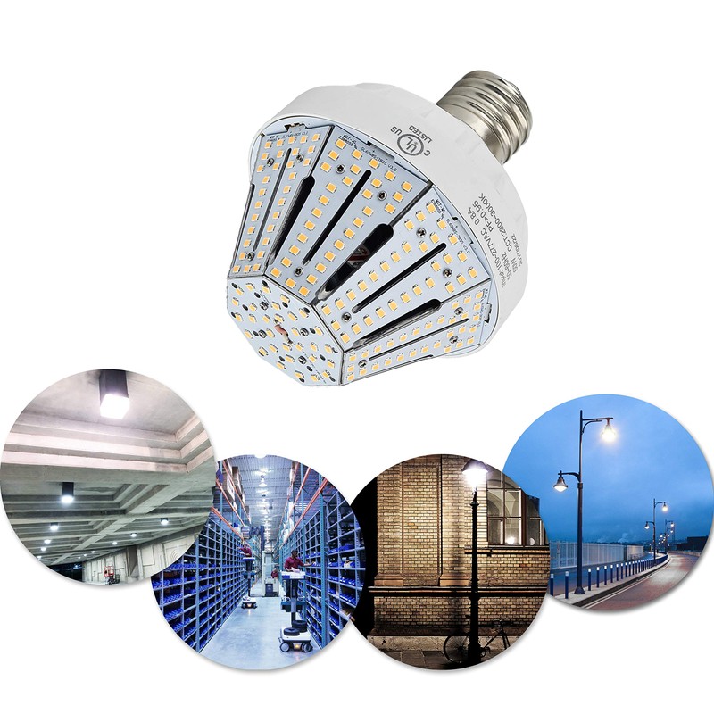 NS 60W LED Corn Light Bulb Daylight White Street and