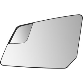 TOP-MAX Driver Side Mirror Glass Replacement For GMC Acadia Chevy Traverse 2013-2017 Left Rearview Exterior Mirrors Power Heated Wide-Angle with Backing Plate