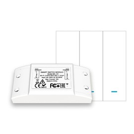 Snblzhef 16A Bluetooth Smart Switch with 3 Group Panel Remote Control Industrial-Grade Switch Tuya Smart Home Relay Breaker