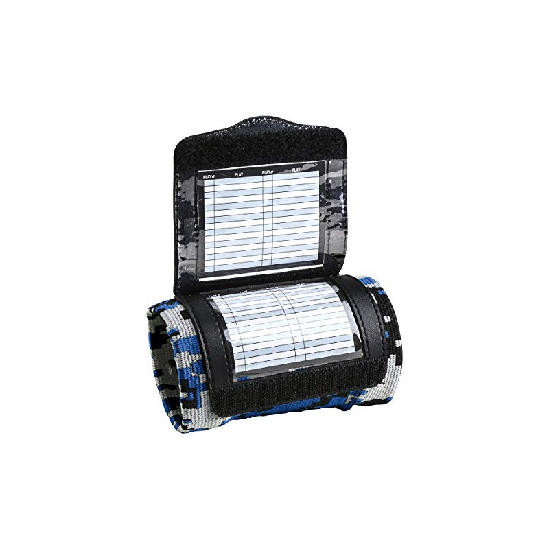 Champro Triple Wristband Playbook, Adult, Camo Royal (AF50CRY)