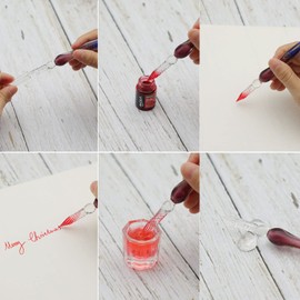 Mont Marte Drawing Ink Colors Signature 24pc x 0.24 US fl.oz (7ml), Art Set Includes Vibrant Ink Colors, for Illustration, Calligraphy, Scrapbooking.