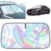 for Mazda 3 Windshield Sun Shade - Foldable Windshield Cover