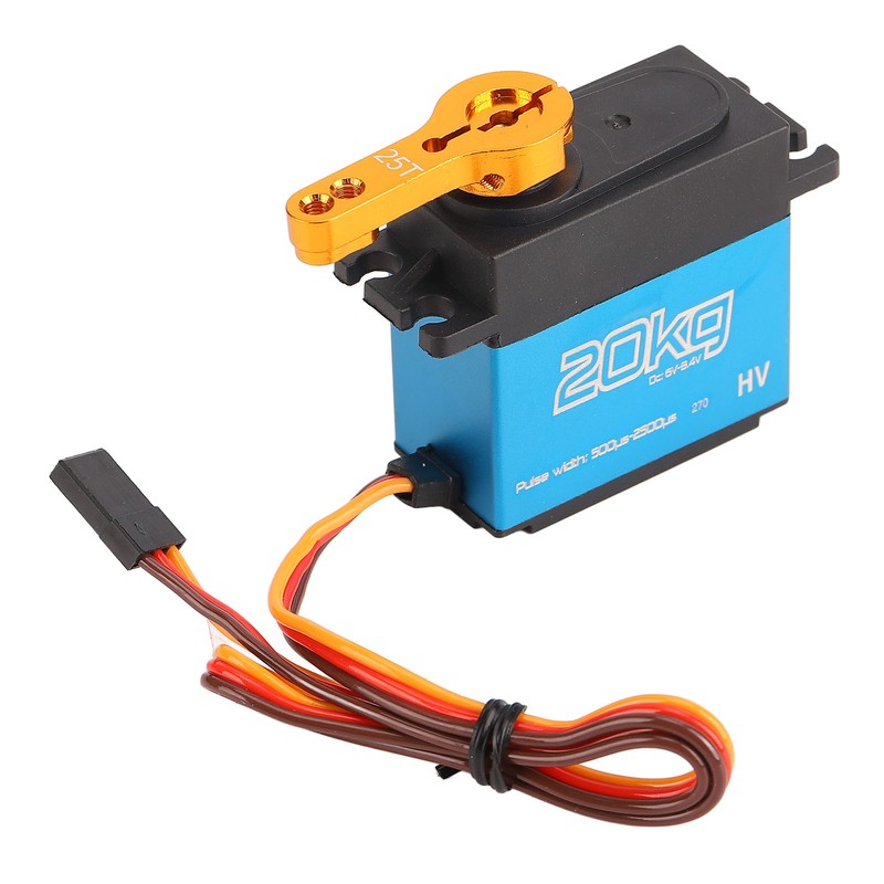 20KG Servo Aluminum Alloy 270 Degree Metal Gear RC Servo