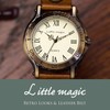 Little Magic Wristwatch For Women/Men, Genuine Leather Strap, Waterproof, Antique