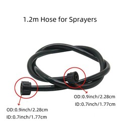 Backpack Sprayer PVC Thickened Alternative Hose,Garden Water Pump Outlet Hose,Replacement Accessories for Backpack Sprayers (1.2m in total length)