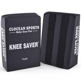 Soft Cushioned Catcher Knee Support, Multi Sided Design Catcher Knee Pads, Baseball Softball Catcher Sitting Pad Behind the Knee, Catcher's Gear Knee Wedge to Relieve Stress for Youth Kid