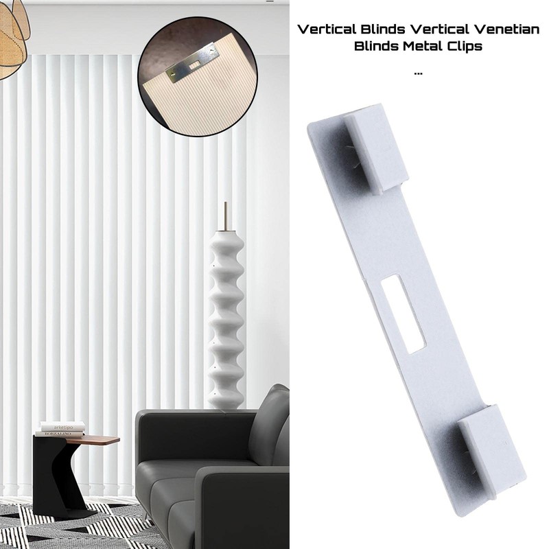 20 Pcs Vertical Blind Repair Clips Replacement Slats for Fixing