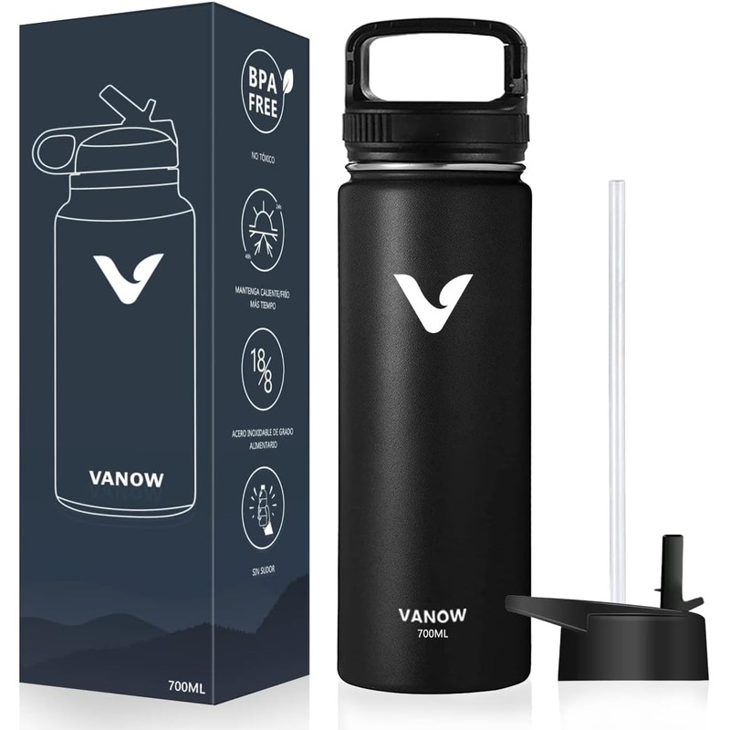 E T EASYTAO Termos para Agua con 2 Tapas, 32OZ