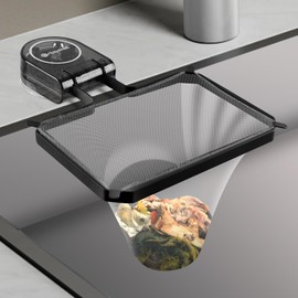 Triangle Corner, Strong Suction Cup, Sankaku Corner, Floating Drainer Net Holder, Food Waste Disposal, No Triangular Corners, Foldable, Includes 50 Nets for Kitchen and Kitchen (Black)