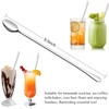 Stainless Steel Long Handle Iced Cream Spoons - 9.5 Inch