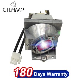 CTLAMP A+ Quality 5J.JGE05.001 Replacement Projector Lamp Bulb with Housing Compatible with Benq MW809ST MW826ST MW550 MW605 MW605w