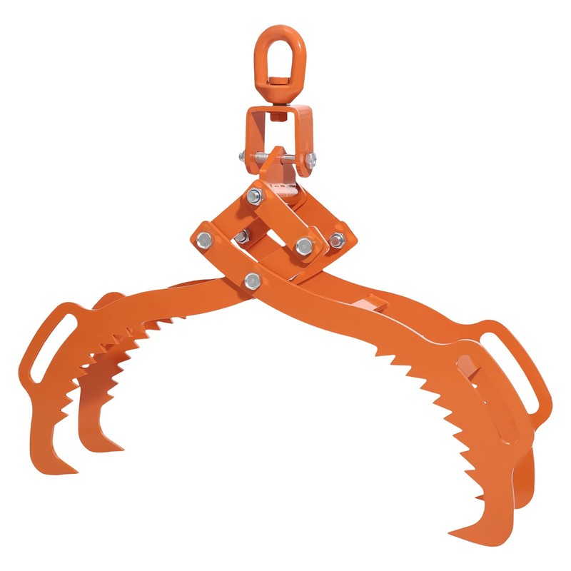 JAYGOVAN 28" 4 Claw Log Grapple Logging Log Lifting Tongs,
