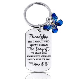 Ouligay Friend Keyring Friendship Keyring Friendship Gifts for Women Female Best Friend Bff Her Teens Girls Friend Gifts Keychain for Birthday Christmas Gifts Friendship Present
