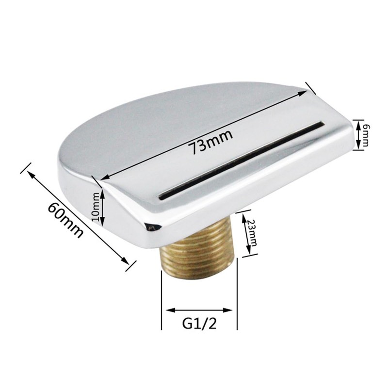 Laroal 1Pcs Semi-Circular Water Outlet Waterfall Fountain Sprinkler Used For