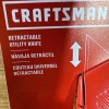 Craftsman Retractable Utility Knife Blade Storage 3/4" With 3 Blades