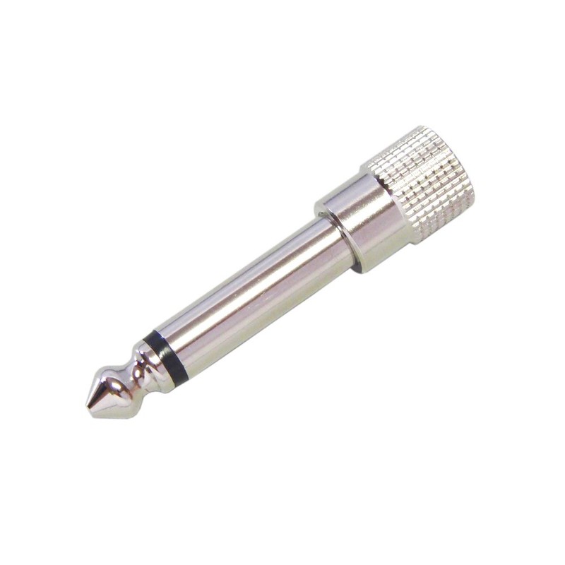 φ3.5mm Mono Mini Plug (Female) → φ6.3mm Mono Standard Plug