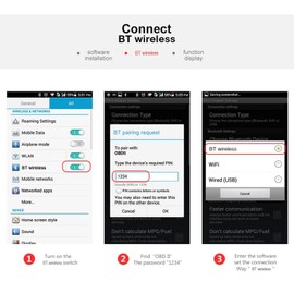 KONNWEI KW903 BT 5.0 Wireless OBD-II Car Auto Diagnostic Scan Tools Car Detector Tester Scanner for IOS Android System