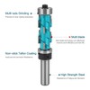 Spiral Flush Trim Router Bit, 1/2 Inch Shank Carbide Flush