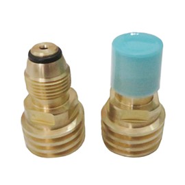 ATIODYUUK 2 Pack Propane Refill Adapter Converts Universal for 40 lb-100 lb Propane Tank Cylinder