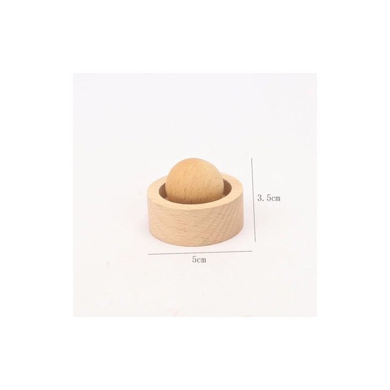 2 Pieces Wooden Essential Oil Diffusers Round Ball Aromatherapy Diffuser