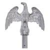 FRF FLAG Silver Eagle Head for Decorating Indoor Flagpoles, Made